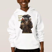 Russian Blue Pirate Cat – Fortune Favors The Bold (正面)