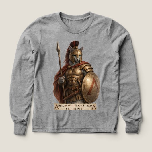 Russian Blue Spartan Cat (デザイン正面)