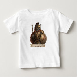 Russian Blue Spartan Cat ベビーTシャツ