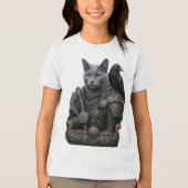 Russian Blue Veteran Odin’s Cat トライブレンドＴシャツ (正面)