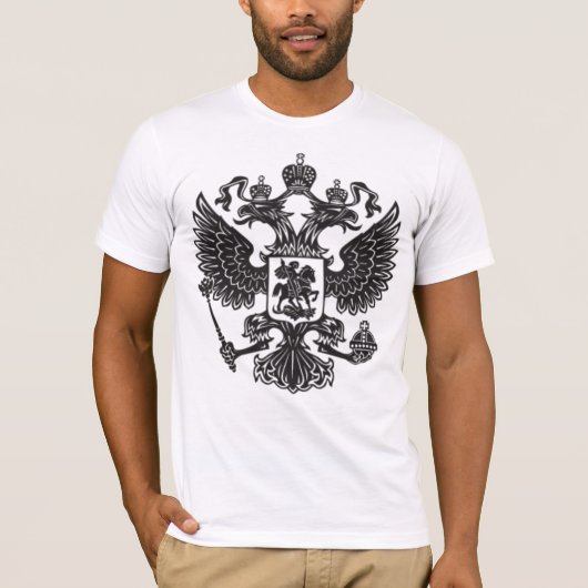 russian_coat_of_armsのTシャツ Tシャツ (正面)