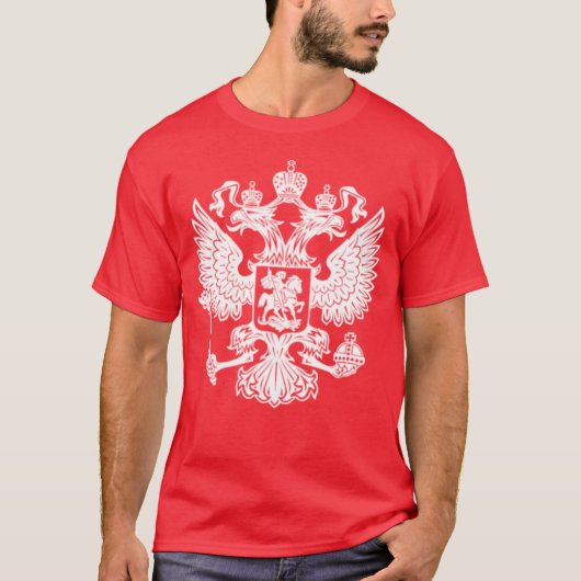 russian_coat_of_armsのTシャツ Tシャツ (正面)