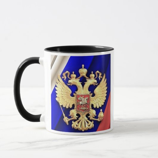 Russian Coat of Arms Mug マグカップ (左)