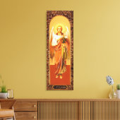 Russian Icon Archangel Gabriel  Wrapped Canvas キャンバスプリント (インサイチュ (リビング))