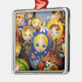 Russian Nesting Dolls メタルオーナメント (左)
