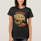 Russian Tort Mom Gift for her Tortoise Mom Tシャツ (正面)