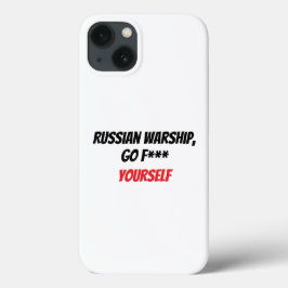 Russian Warship, go f*** yourself iPhone 13ケース