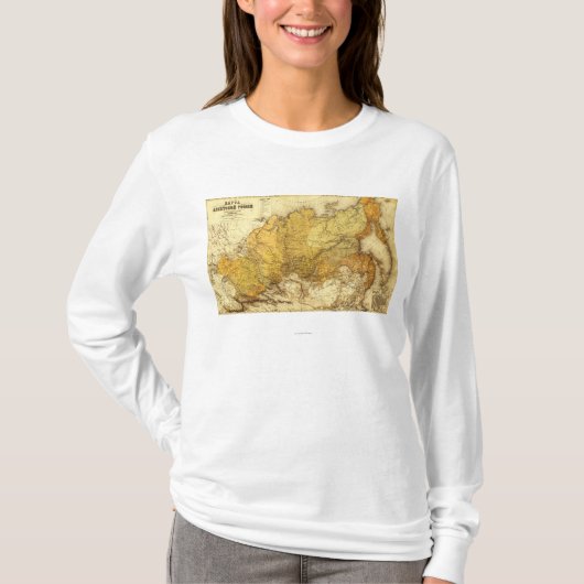 RussiaPanoramic MapRussia Tシャツ (正面)