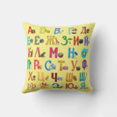 Russisches Alphabet mit Bildern クッション (裏面)