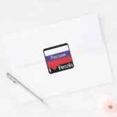 Russland - Russia Aufkleber スクエアシール (封筒)