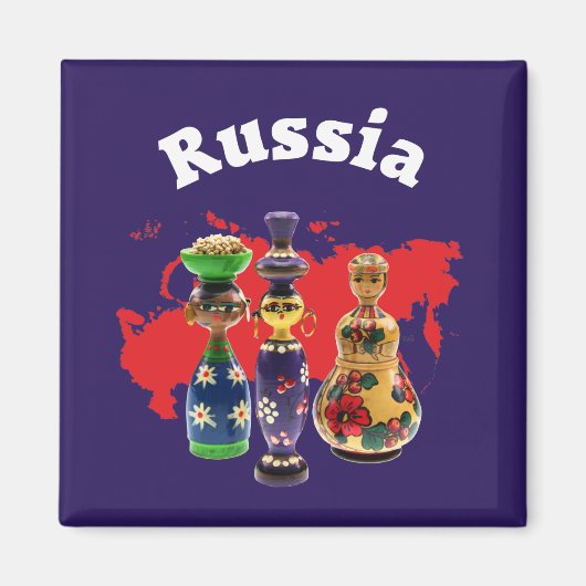Russland - Russia Magnet マグネット (正面)