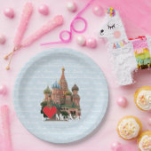 Russland - Russia Moskau Teller ペーパープレート (パーティー)