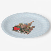 Russland - Russia Moskau Teller ペーパープレート (アングル)