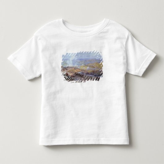 Russoトルコ戦争からの場面 トドラーTシャツ (正面)