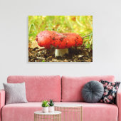 Russula Emetica Canvas Print キャンバスプリント (インサイチュ (リビング))