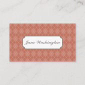 Rustアーガイル Business Card 名刺 (正面)