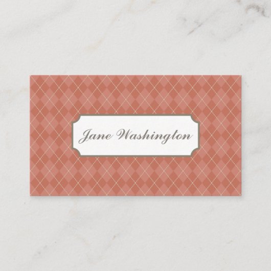 Rustアーガイル Business Card 名刺 (正面)