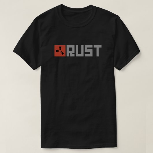 Rustゲームロゴシャツクラシック Tシャツ (デザイン正面)