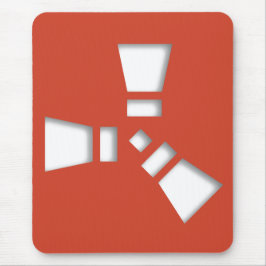 RUSTシンボル赤(影澄ん付) マウスパッド