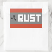RUSTバナーのBGWG 長方形シール (バッグ)