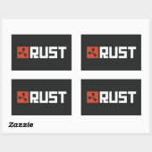 RUSTバナー BRWB 長方形シール (シート)
