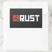 RUSTバナー BRWB 長方形シール (バッグ)