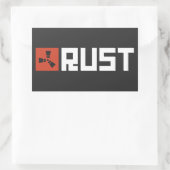 RUSTバナー BRWC 長方形シール (バッグ)