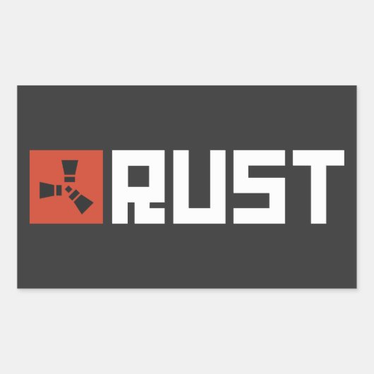 RUSTバナー BRWC 長方形シール (正面)