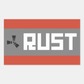 RUSTバナーBGWG 長方形シール (正面)