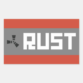 RUSTバナーBGWG 長方形シール