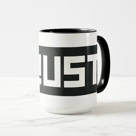 RUSTバナーBRWB マグカップ (正面右)