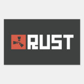 RUSTバナーBRWB 長方形シール (正面)