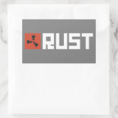 RUSTバナーBRWG 長方形シール (バッグ)
