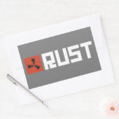 RUSTバナーBRWG 長方形シール (封筒)