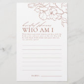 Rustフローラ誰が私のブライダルシャワーゲーム (正面)