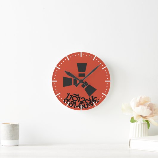 RUST時間 ラウンド壁時計 (ホーム)