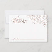 Rust エレガントフローラ共有とメモリカード サンキューカード (正面)