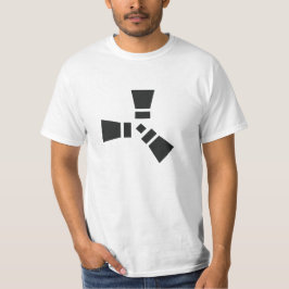 RUST シンボル ブラック オン クリア Tシャツ