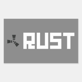RUST バナー BGWG 長方形シール