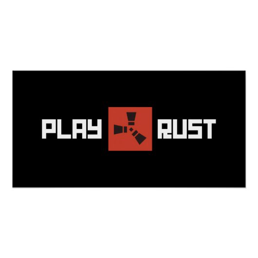Rust ロゴアートをプレイ ポスター (正面)