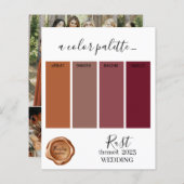 Rust 結婚's colors Palette Card 2023 (正面/裏面)