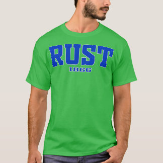 Rust 1866カレッジアパレル2 tシャツ