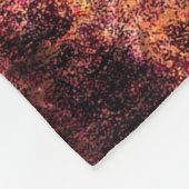 Rust abstract colorful grunge フリースブランケット (角)