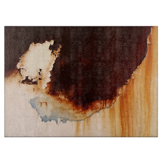 Rust Art -カッコいいおもしろいユニーク カッティングボード (正面)