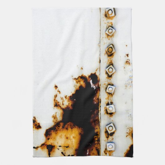 Rust Art -カッコいいおもしろいユニーク キッチンタオル (縦)
