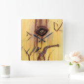 Rust Art -カッコいいおもしろいユニーク スクエア壁時計 (ホーム)