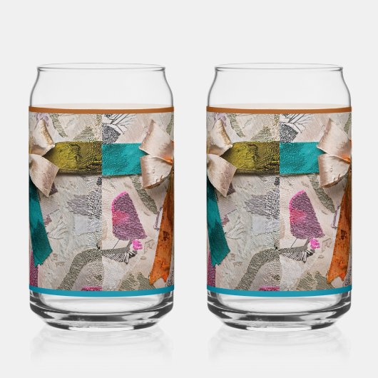 Rust Bow Soda Glass   ガラス缶 (左)