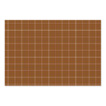 Rust Brown Red White Plaid Classic