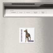 Rust Doberman Mom 4 – マグネット (インサイチュ (食洗機))