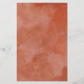 Rust Floral Bridal Shower Game Card (裏面)